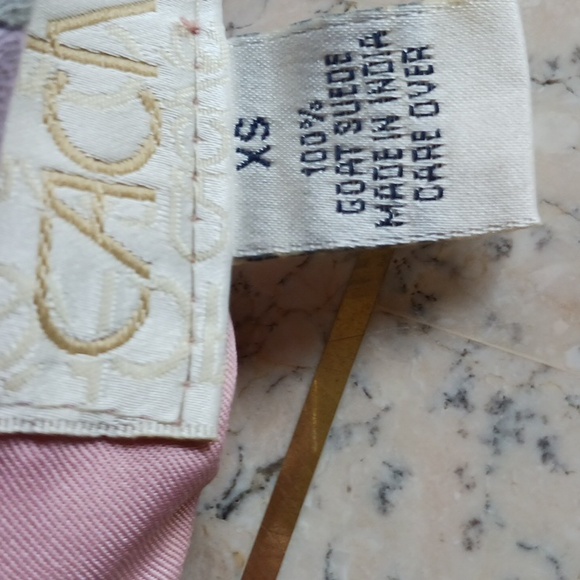 Vintage-One Of A Kind, multi color block suede vest..sz..XS.."Cache", New w/tags - Picture 4 of 15